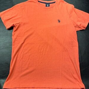 U.S. Polo Assn. Orange Short Sleeve Tee